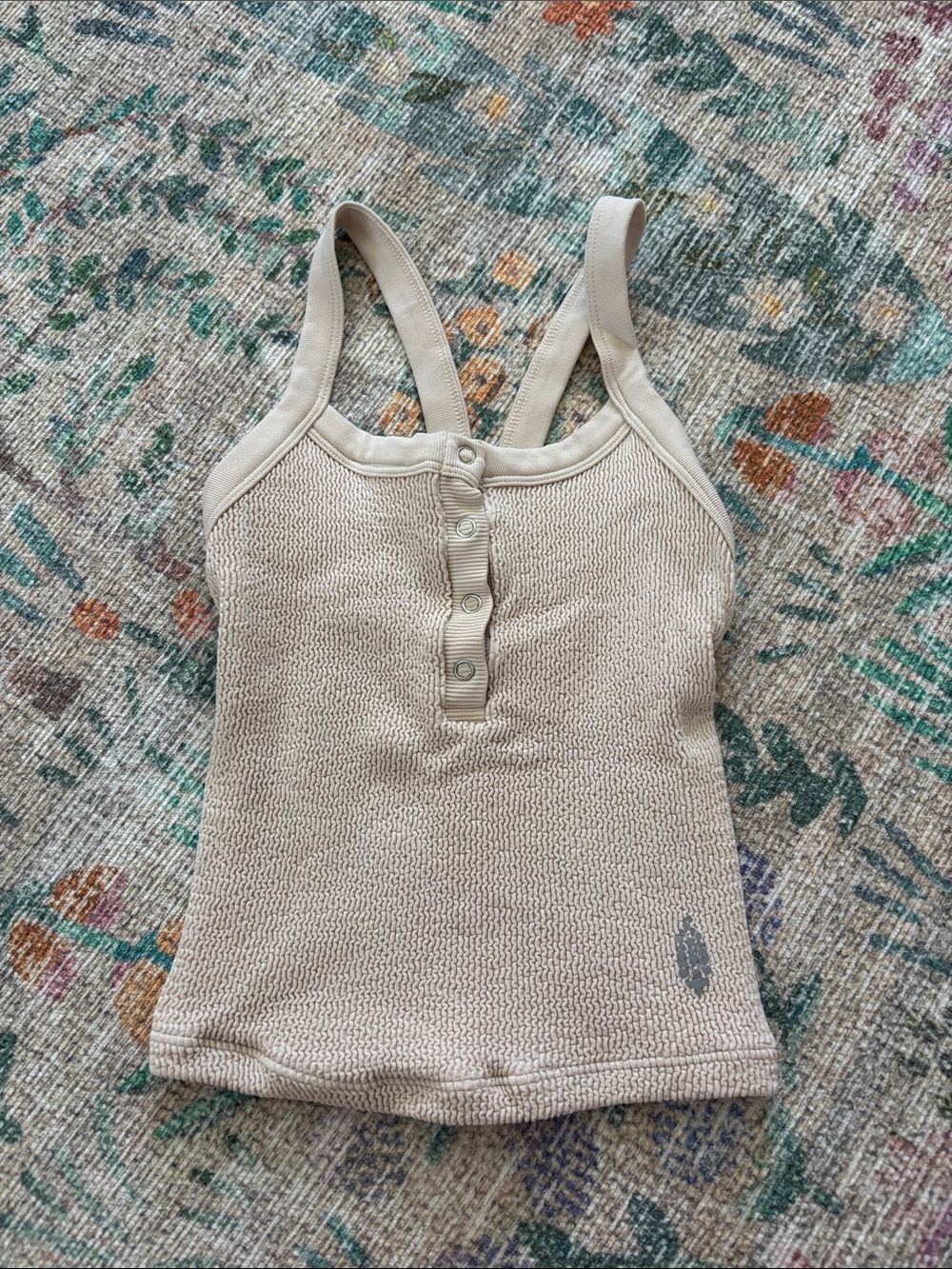 Free People Beige Tank Top - Neutral Strappy Style